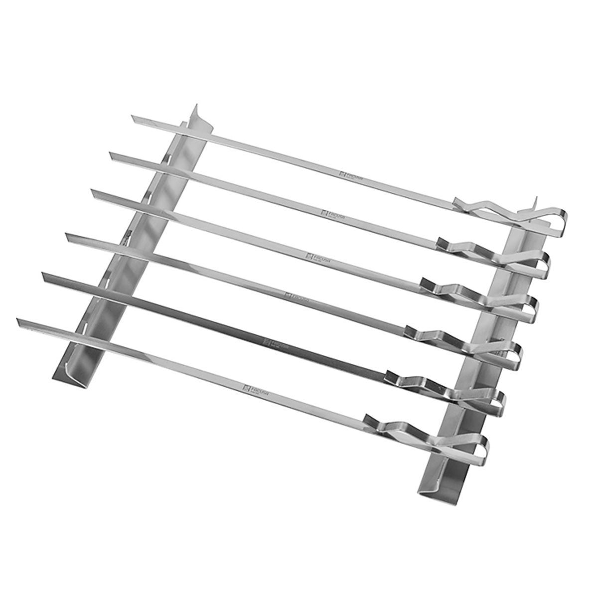 FACUSA - JGO X 08 PZAS DE BROCHETAS PARA PARRILLA FACUSA