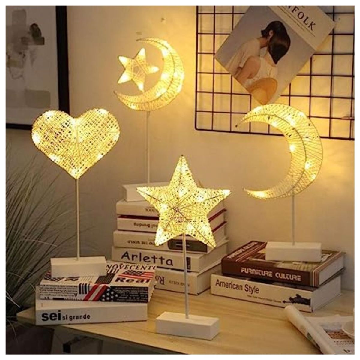 INSPIRA MARKET - Lámpara adorno Led Navidad Año Nuevo