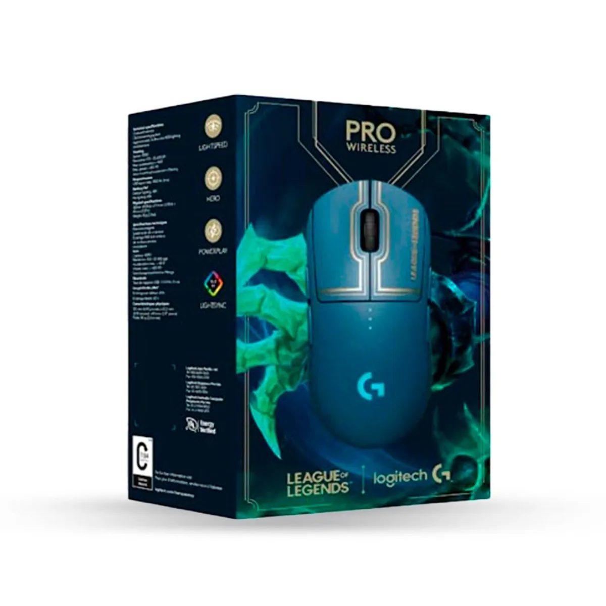 LOGITECH - Mouse Gamer Logitech G Pro 25k dpi Inalámbrico League of Legends