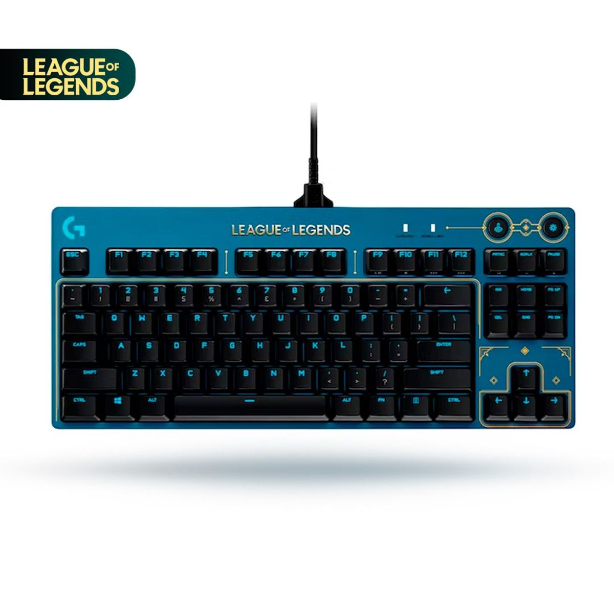 LOGITECH - Teclado Mecánico Logitech Gpro lol2 GX Brown League of Legends