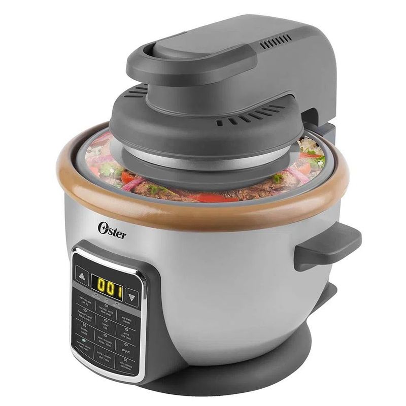 OSTER - Arrocera Oster con freidora de aire CKSTRCAF22 función 10 en 1