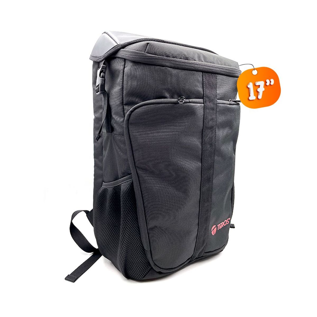 TEROS - Mochila Teros TE-18590 Poliéster Para Laptop 17 Notebook - Negro