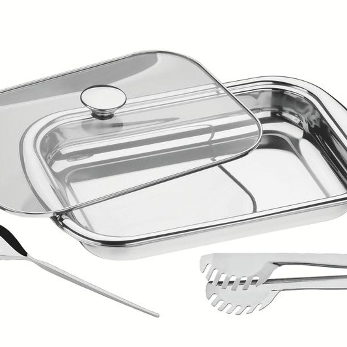 TRAMONTINA - Set de fuentes Tramontina  de Acero Inoxidable