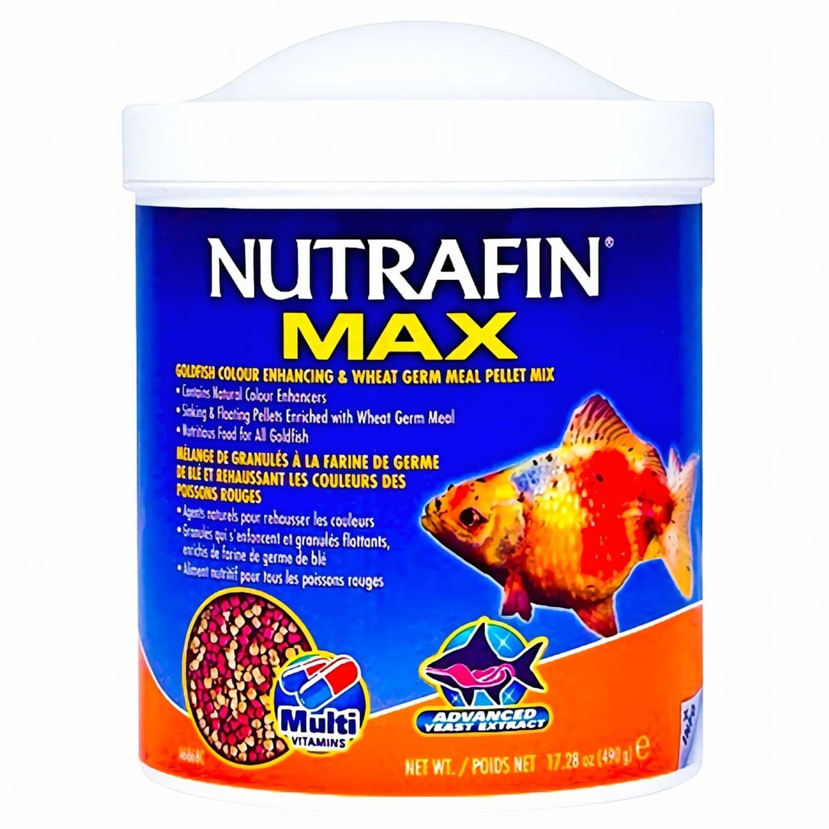 GENERICO - Nutrafin Max Mixtura Granulo Realzador Color Goldfish 490 Gr