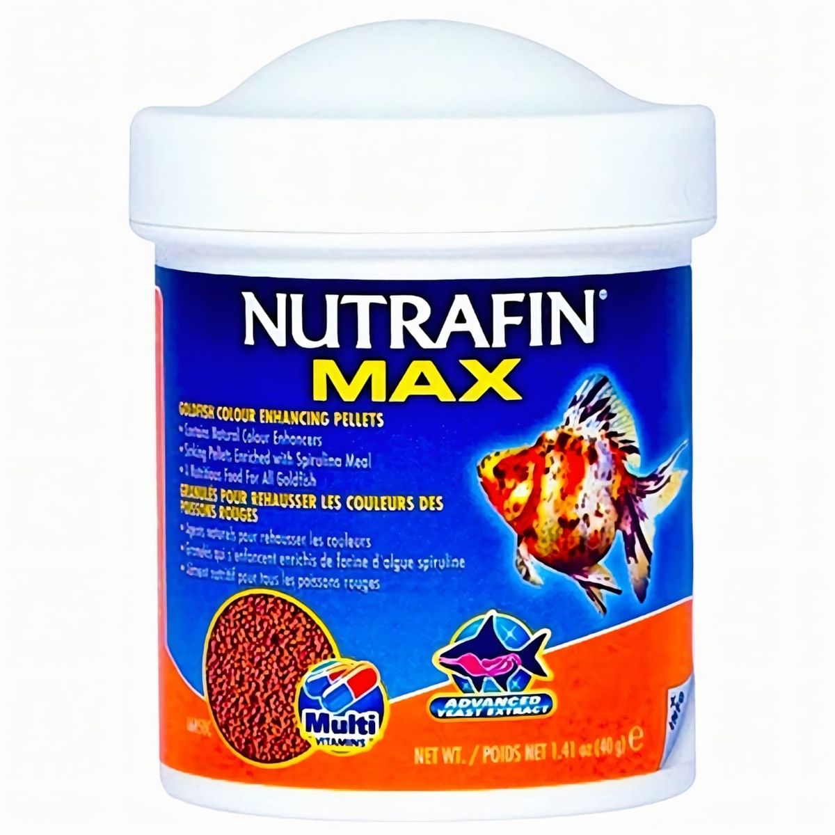 GENERICO - Nutrafin Max Granulos Realzadores De Color Goldfish 40 Gr.