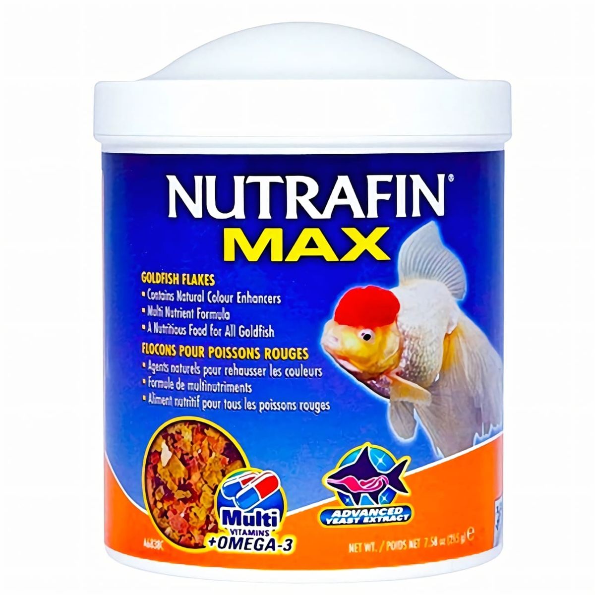 GENERICO - Nutrafin Max Alimento Premiun Peces Goldfish Escamas 215 Gr.