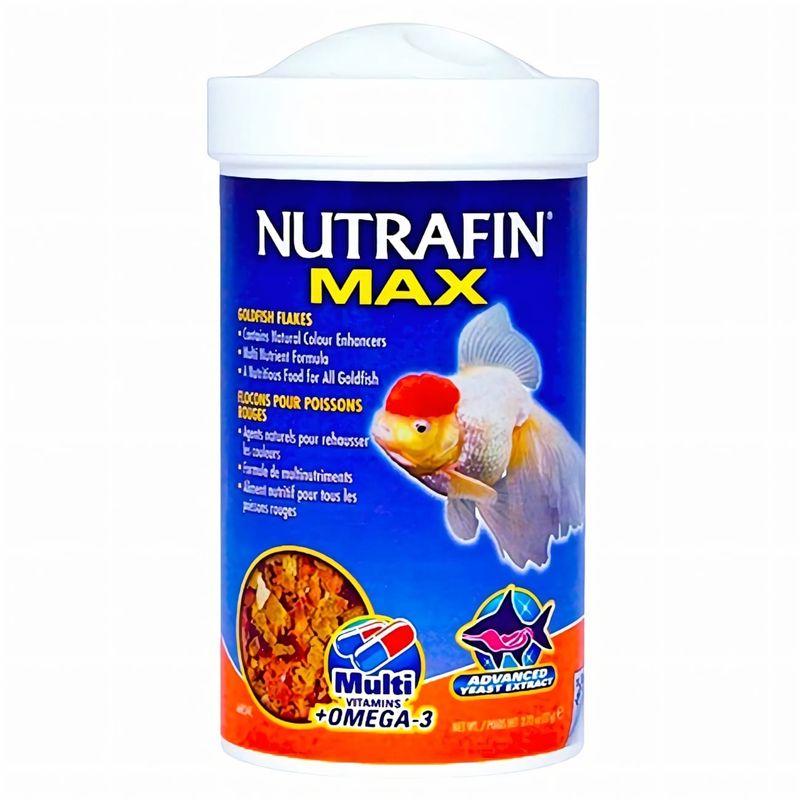 GENERICO - Nutrafin Max Alimento Premiun Peces Goldfish Escamas 77 Gr.