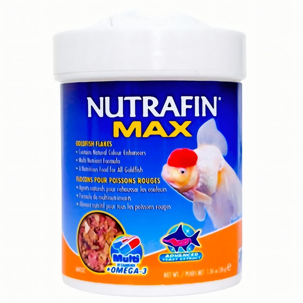 GENERICO - Nutrafin Max Alimento Premiun Peces Goldfish Escamas 38 Gr.