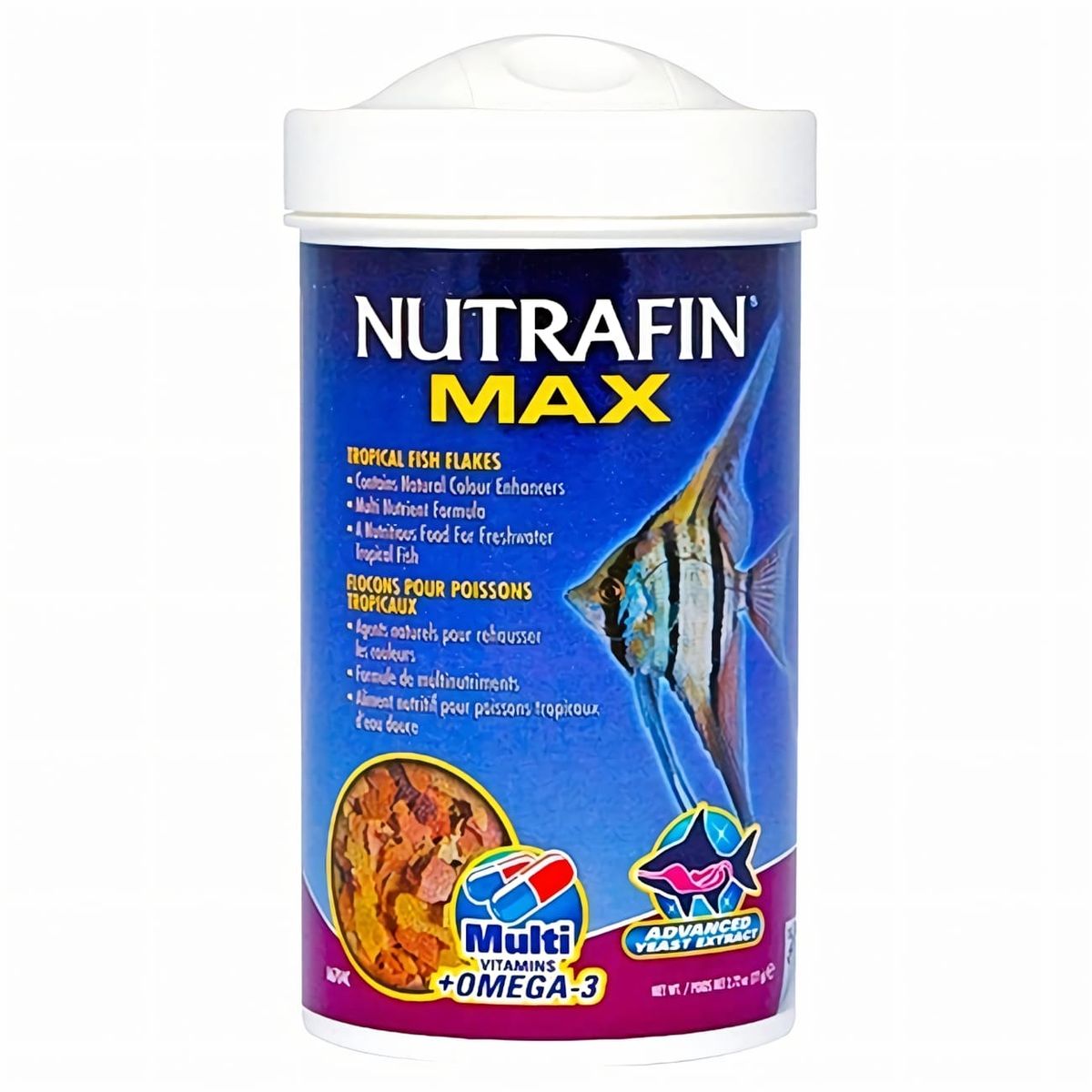 GENERICO - Nutrafin Max Alimento Premiun Peces Tropicales Escamas 77 Gr