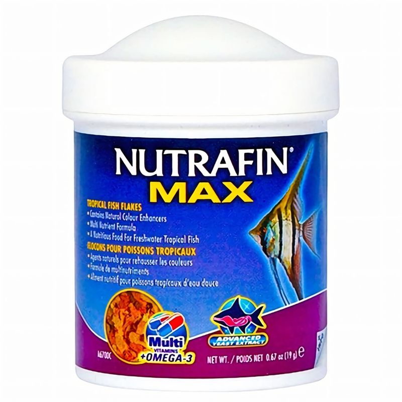 GENERICO - Nutrafin Max Alimento Premiun Peces Tropicales Escamas 19 Gr
