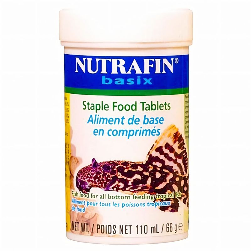 GENERICO - Nutrafin Basix Tabletas Para Peces De Fondo Alimento  66 Gr.