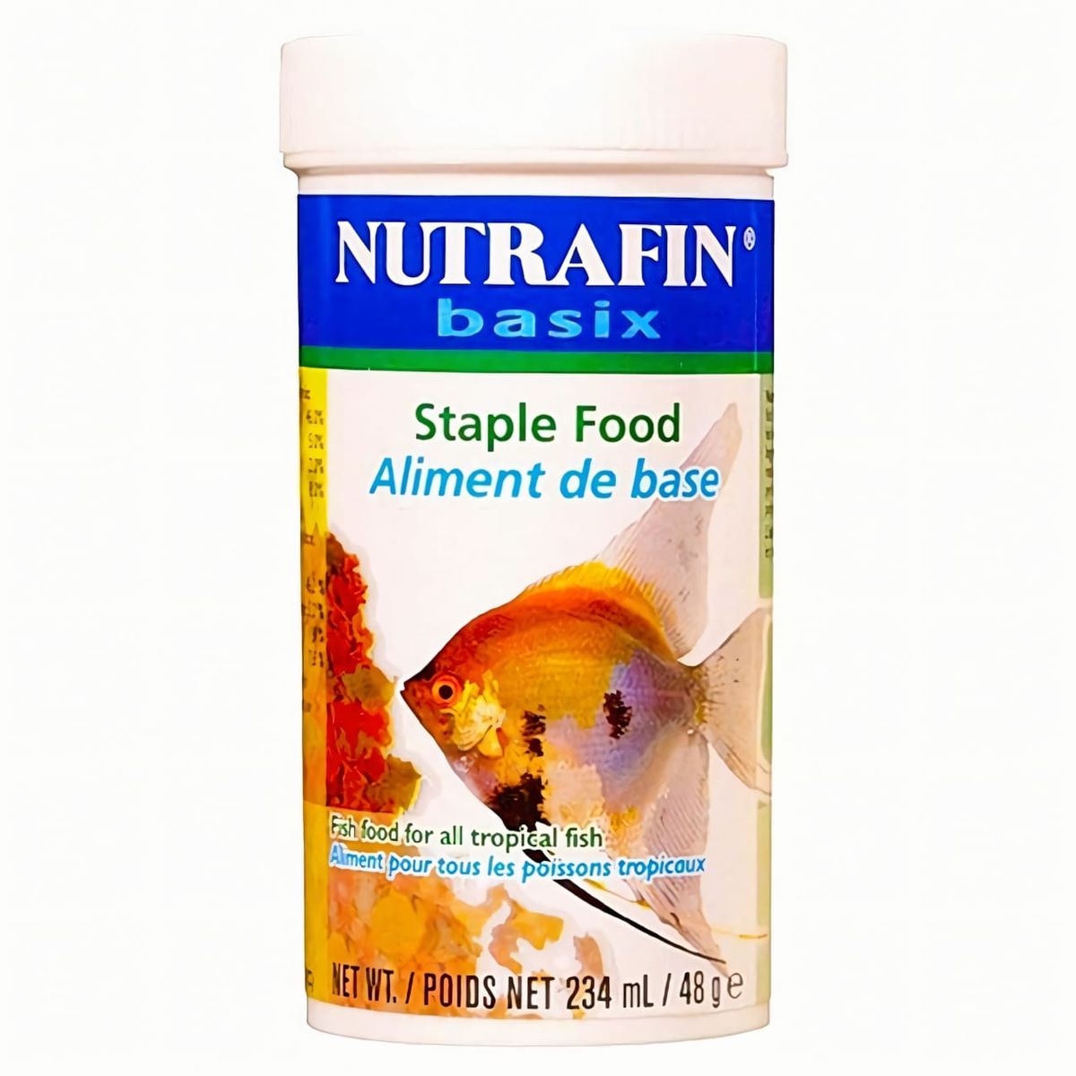 GENERICO - Nutrafin Basix Alimento Para Peces Tropicales Escamas 48 Gr