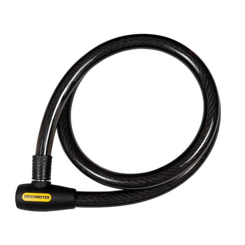 GENERICO - Candado para Bicicleta Crossmaster Cable Acero 12mmx1500mn