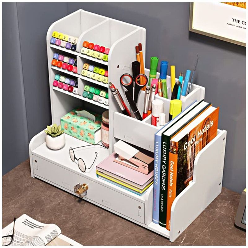 MINARI - Organizador de Escritorio Oficina Porta Lapiceros 84L
