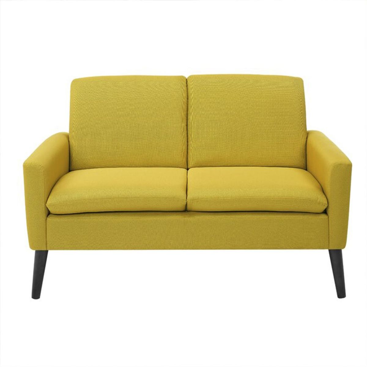 HOME PREMIUM - Sofa 2 Cuerpos Tamy Amarillo.