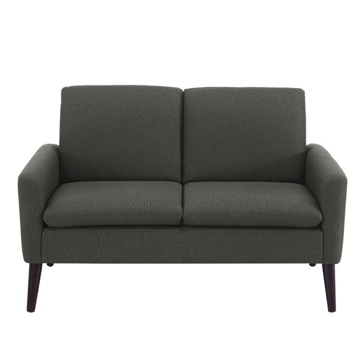 HOME PREMIUM - Sofa 2 Cuerpos Tamy Gris Oscuro.