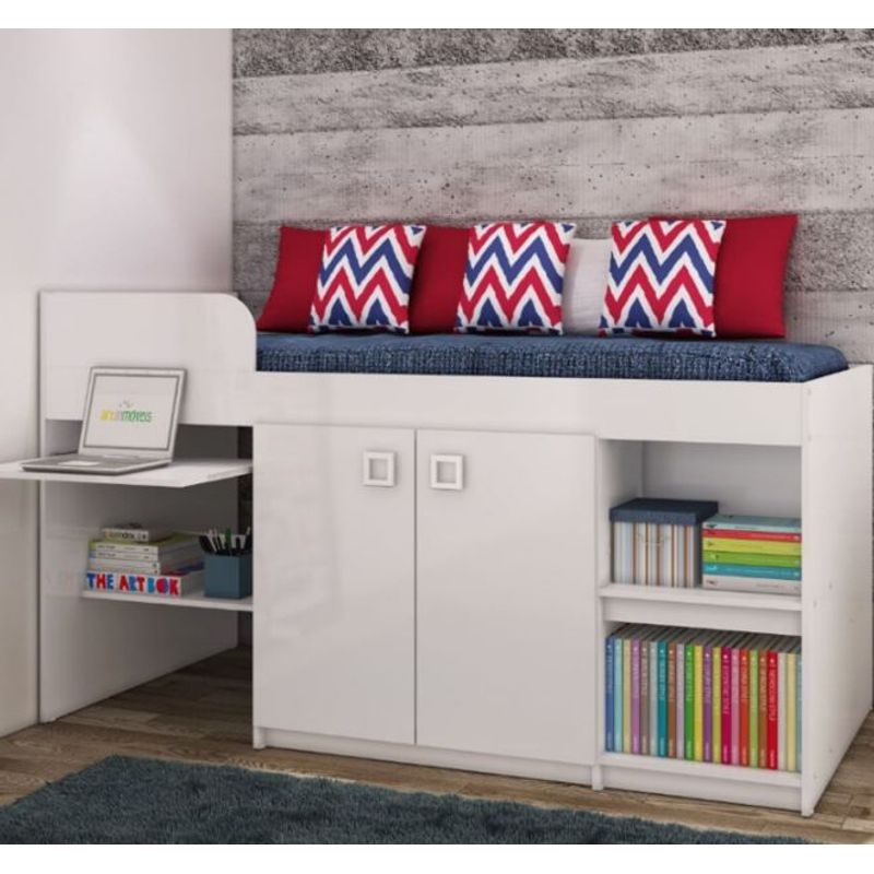 DMUEBLES - Cama Multifuncional Barcelona Blanco