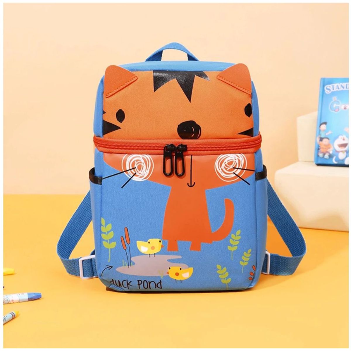 MINARI - Mochila para Niños Escolar Infantil Tigre C 50M