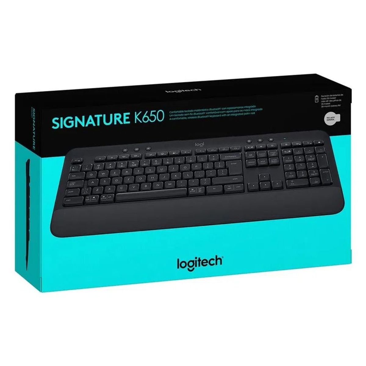 LOGITECH - Teclado Logitech K650 Signature Ecofriendly - Negro