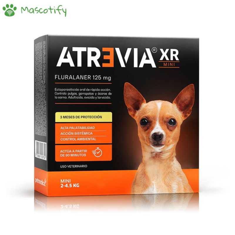 ATREVIA - ATREVIA XR Mini 125mg - Perros de 2.4 a 5kg