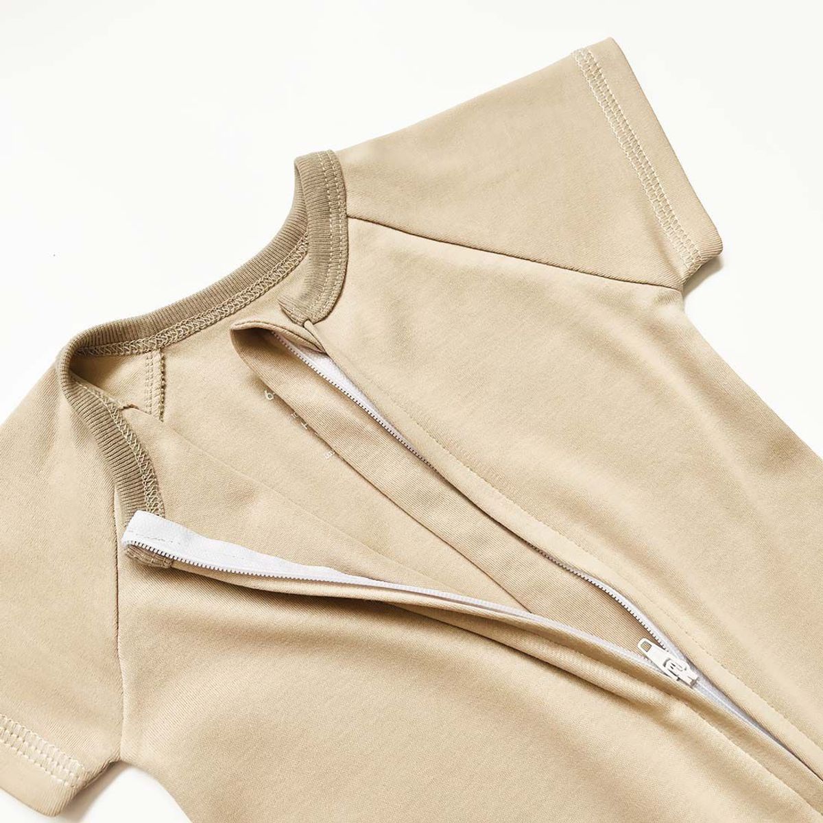 GENERICO - Enterizo Baby Baloo Zippy Cotton Manga Corta Sand