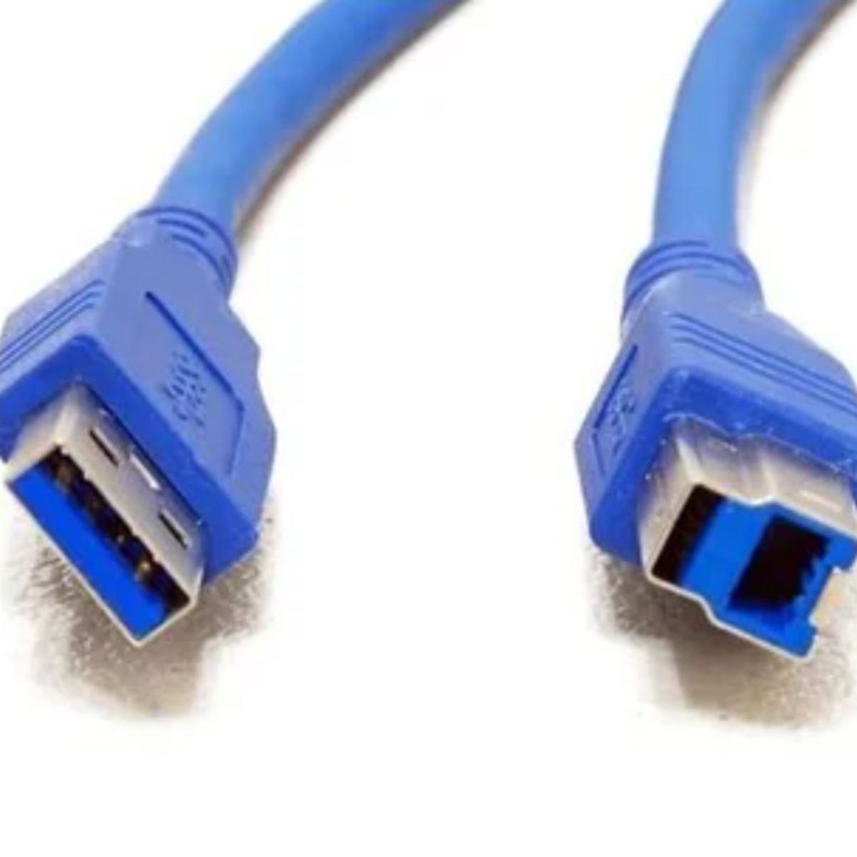 GENERICO - Cable Para Impresora  Escaner Usb 3.0 1.5 metros - Azul