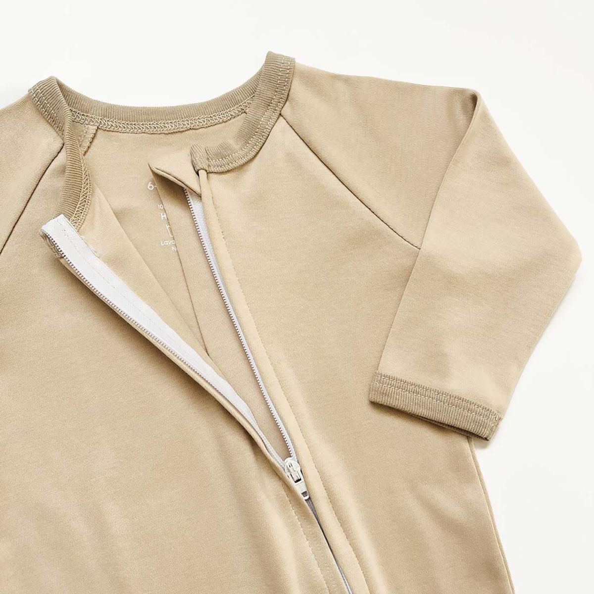 GENERICO - Enterizo Baby Baloo Zippy Cotton Manga Larga Sand