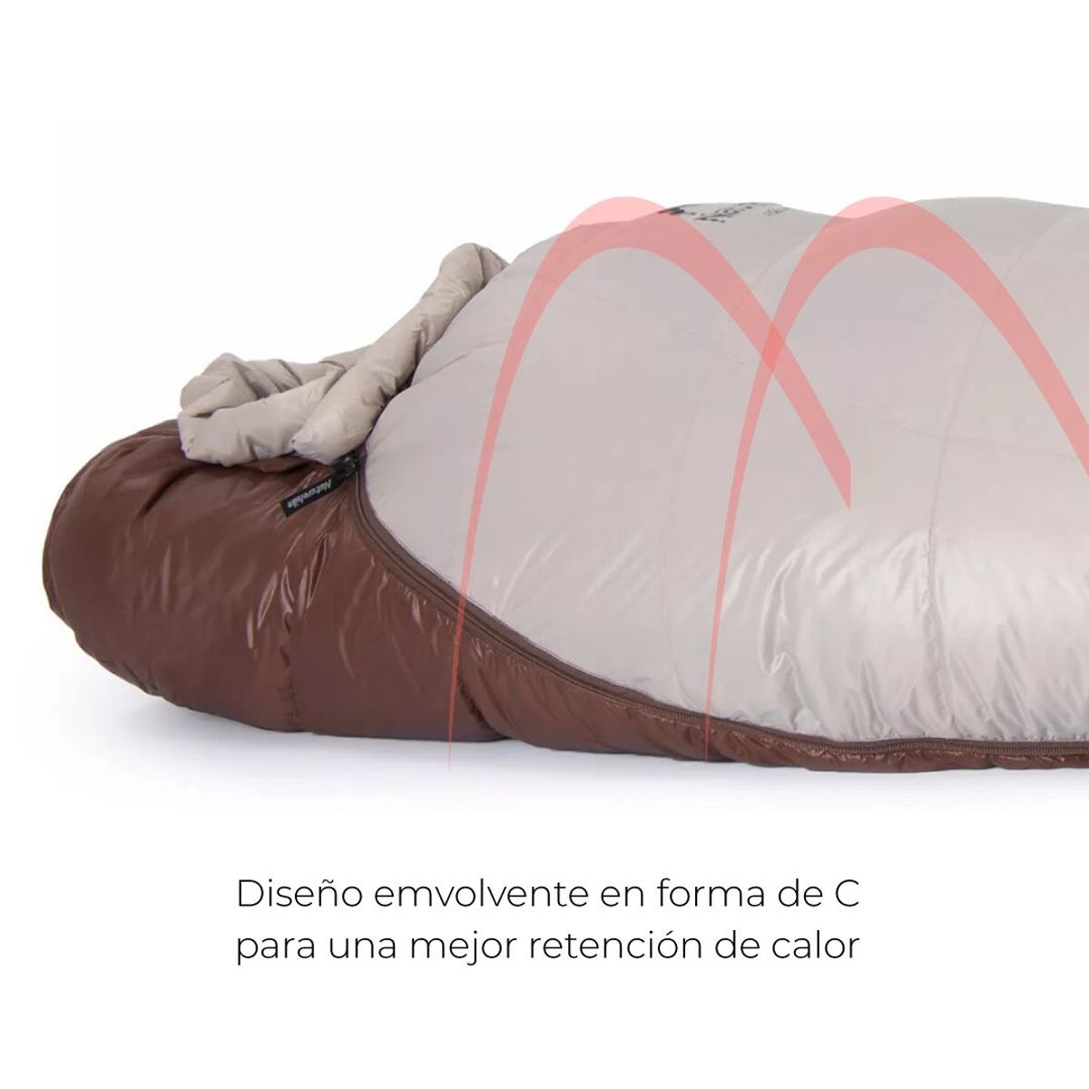 NATUREHIKE - Sleeping bag de pluma Snowbird -15°C - Naturehike