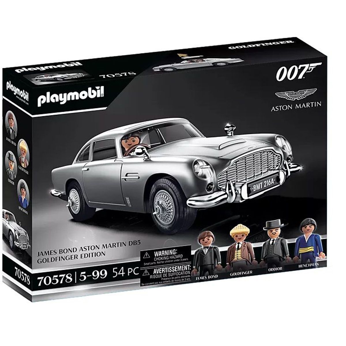 PLAYMOBIL - Playmobil  Aston Martin Agente 007 James Bond