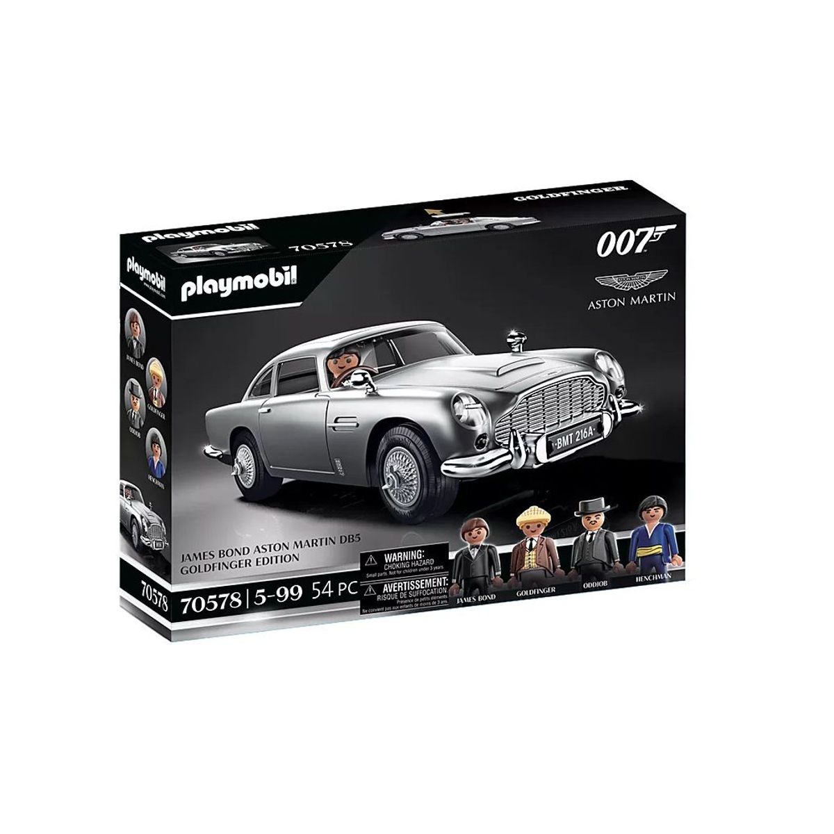 PLAYMOBIL - Playmobil  Aston Martin Agente 007 James Bond