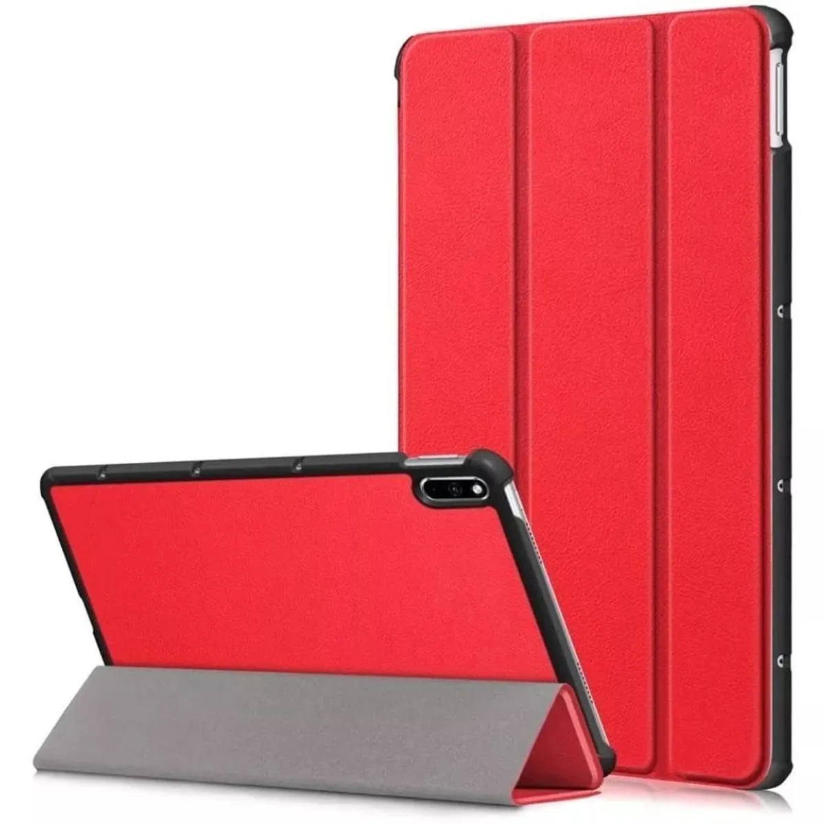 GENERICO - Funda Book Cover para Tablet Huawei Matepad 10.4 Rojo
