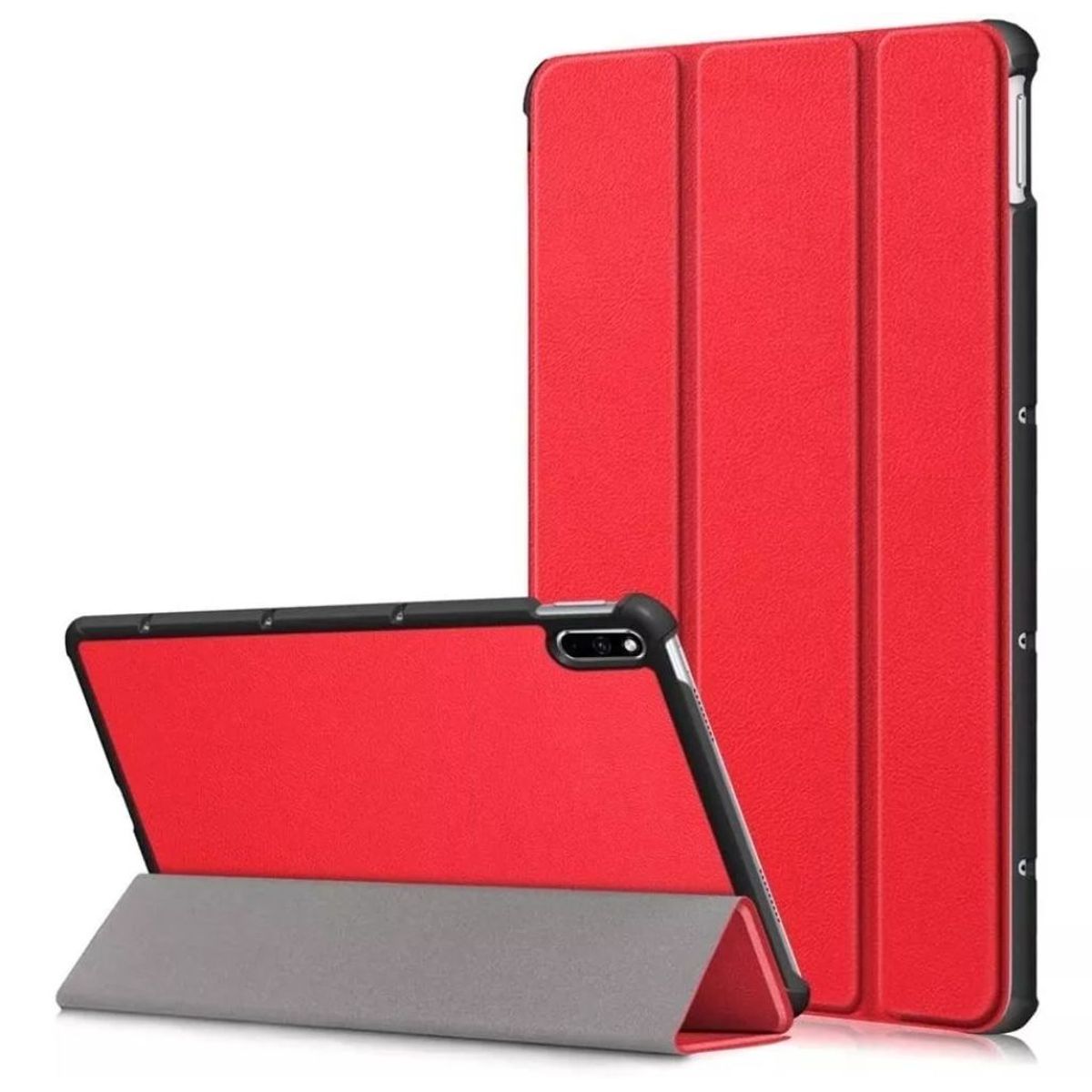 GENERICO - Funda Book Cover para Tablet Huawei Matepad 10.4 Rojo