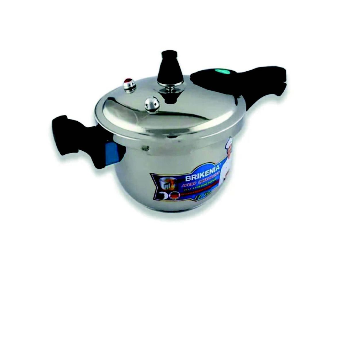 LH ELECTRONIC - Olla a presión acero quirúrgico de 9 lt