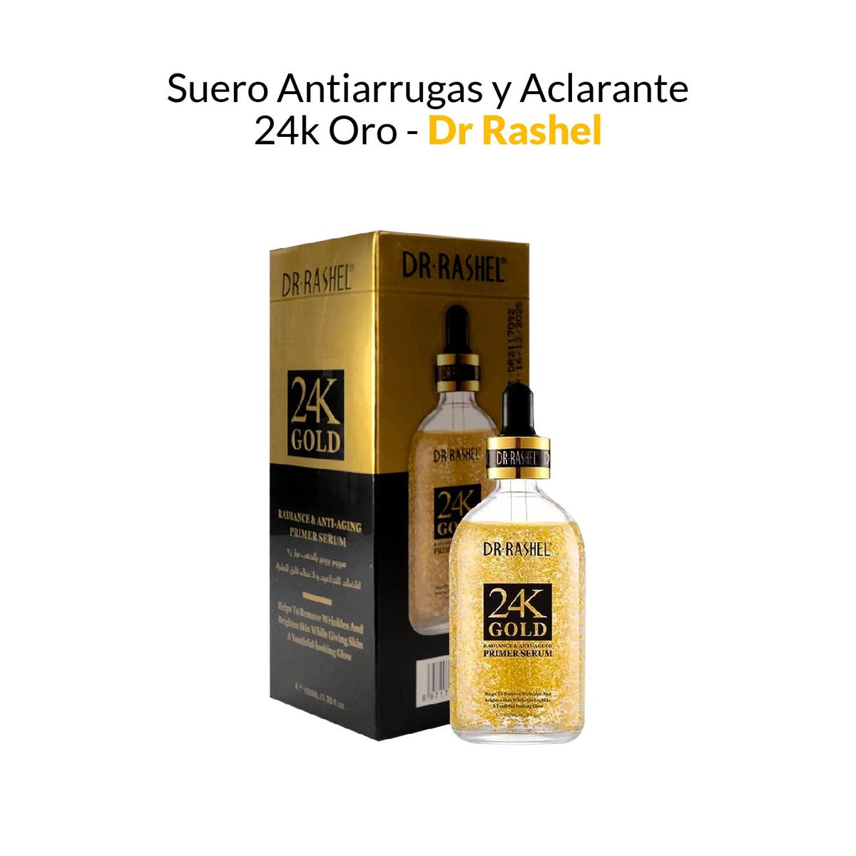 GENERICO - Dr Rashel - suero antiarrugas y aclarante 24k oro 100 ml