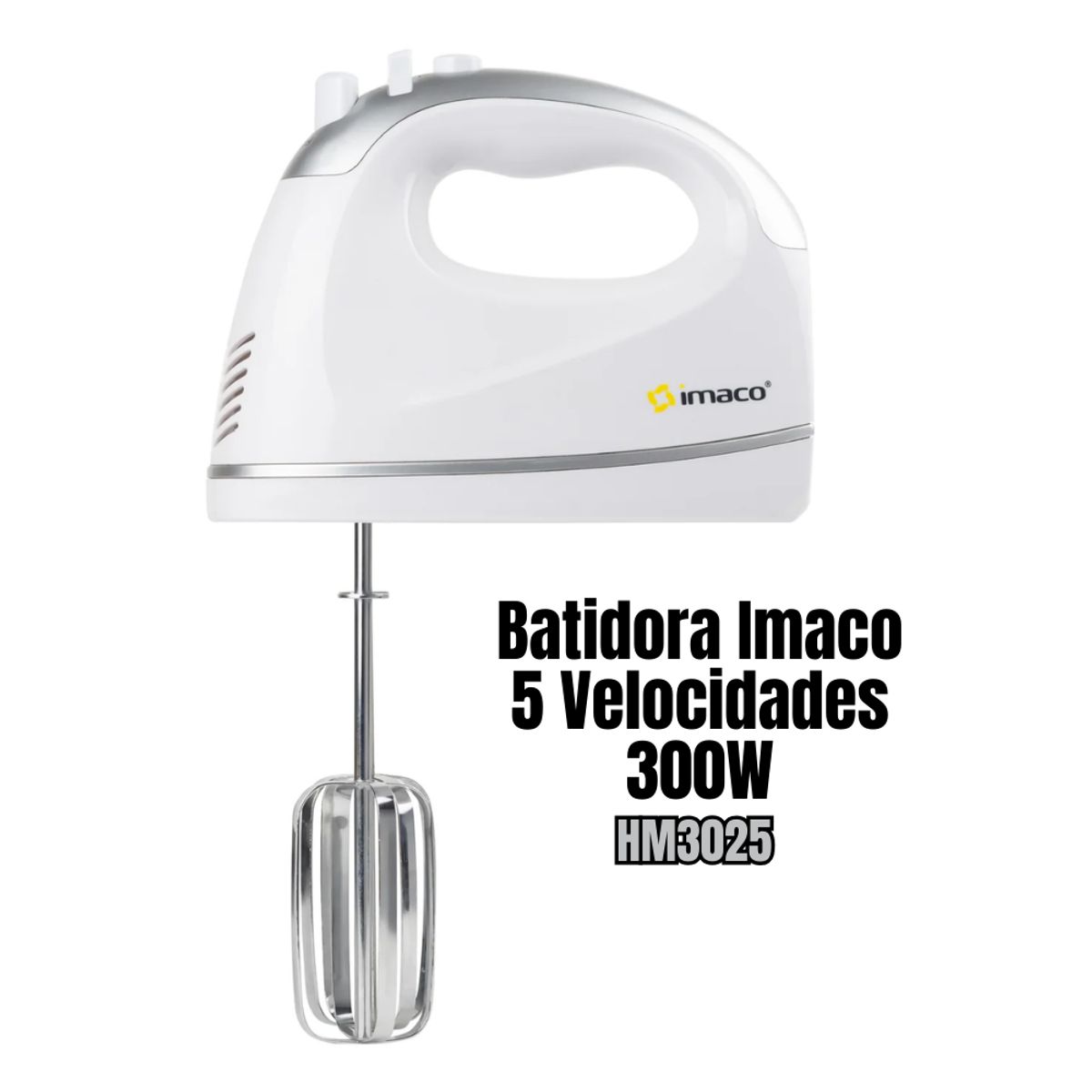 IMACO - Batidora Manual Imaco HM 3025 300W - Blanco