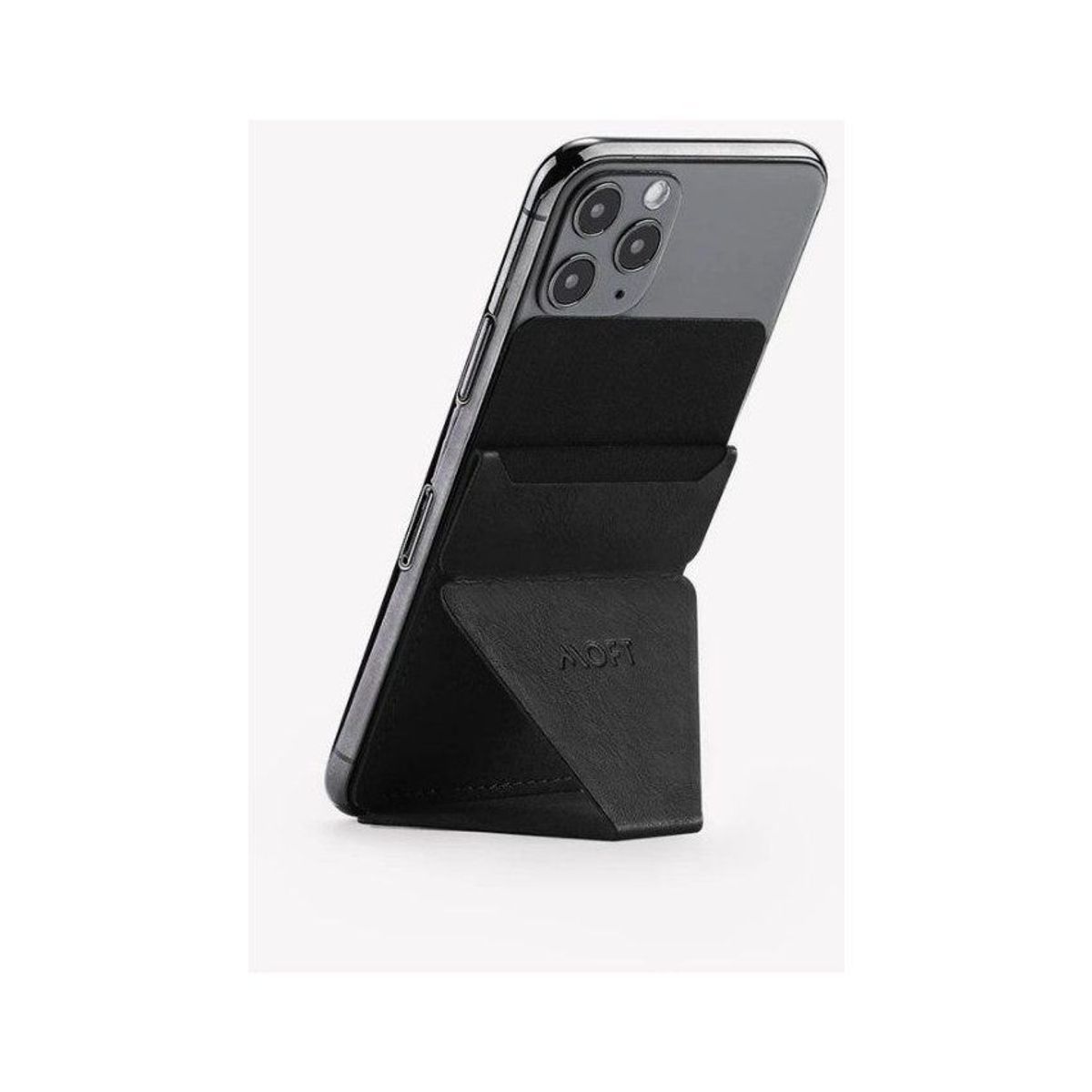 MOFT - Soporte y billetera moft para teléfono negro