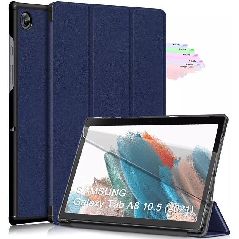 GENERICO - Funda Book Cover para Tablet Samsung Tab A8 10.5 2021 SMX200/X205 Azul