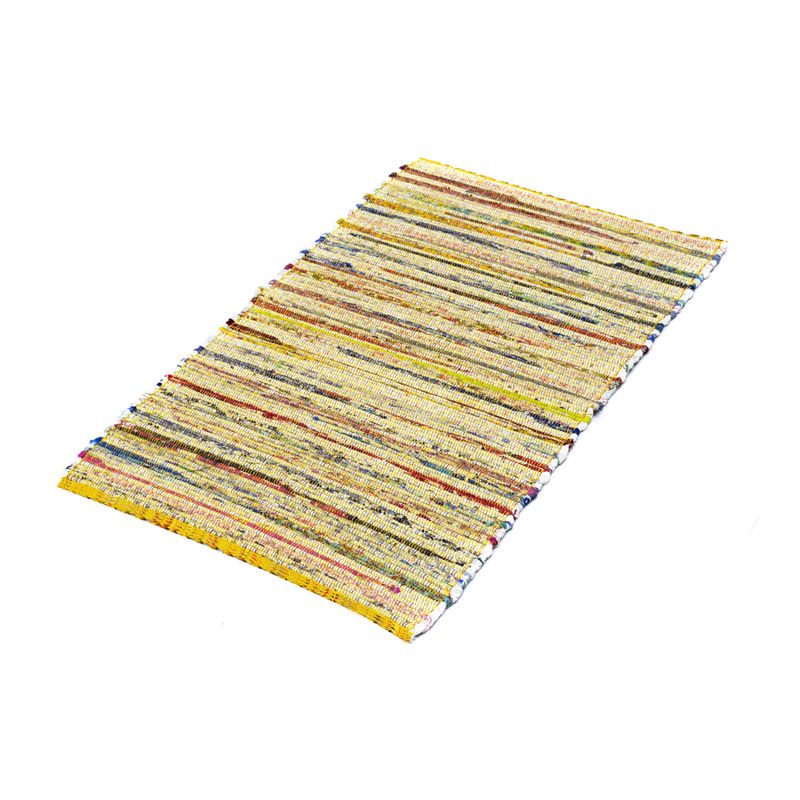 GENERICO - Alfombra Chindi Estampado Decoghar Amarillo 180x280cm