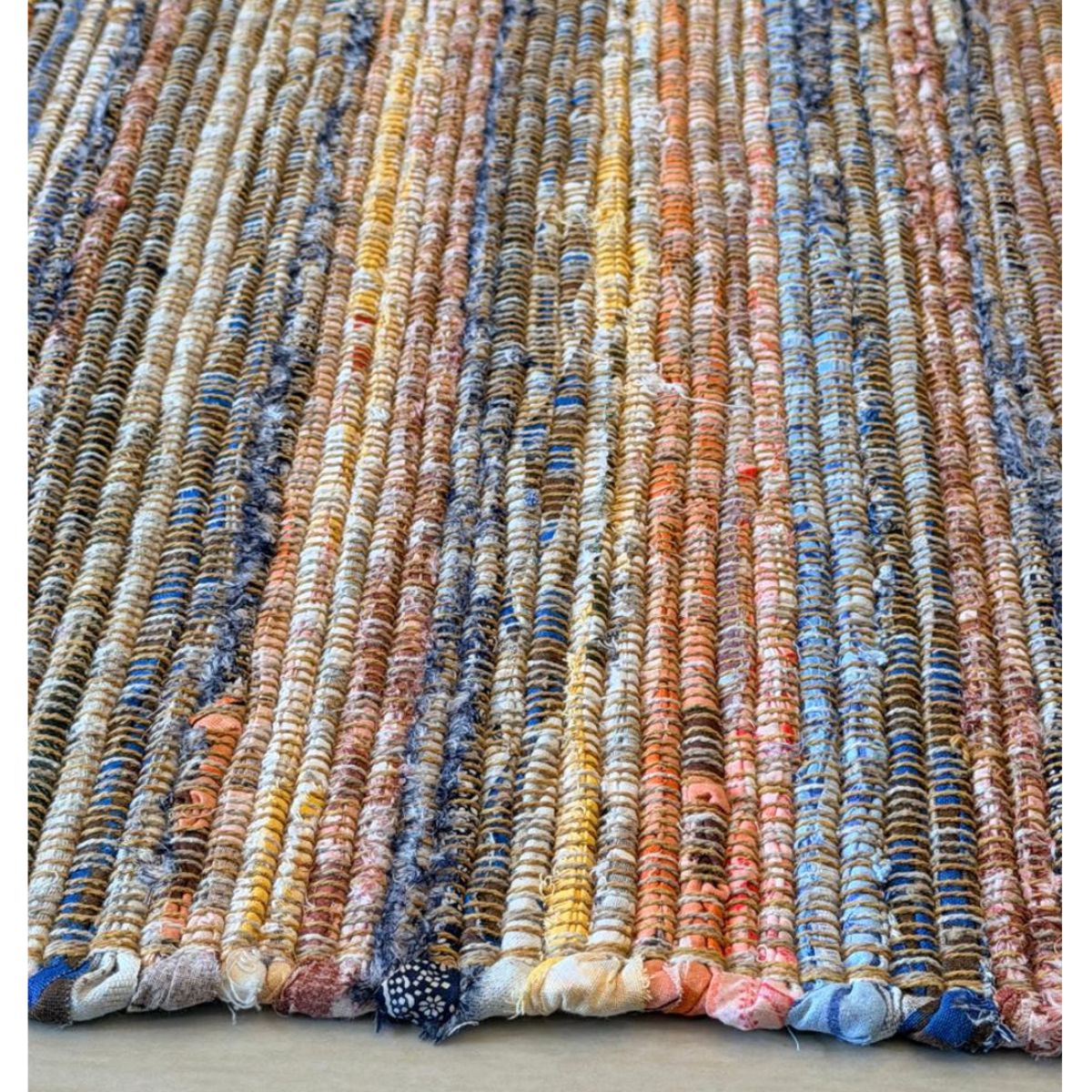 GENERICO - Alfombra Chindi Estampado Decoghar Amarillo 180x280cm