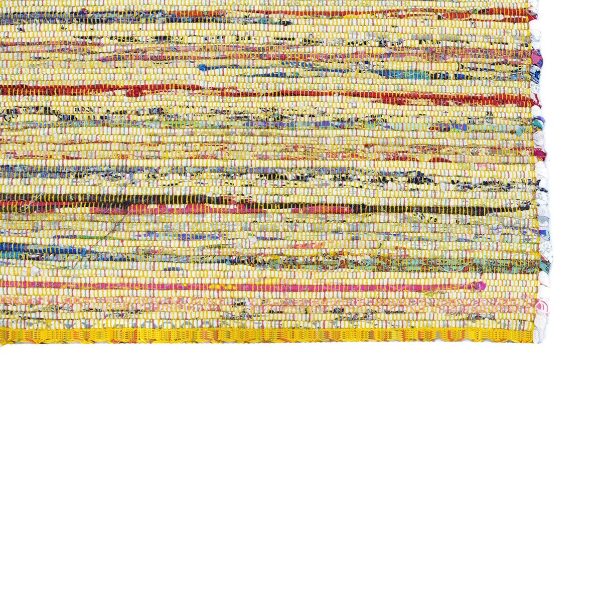 GENERICO - Alfombra Chindi Estampado Decoghar Amarillo 120x180cm