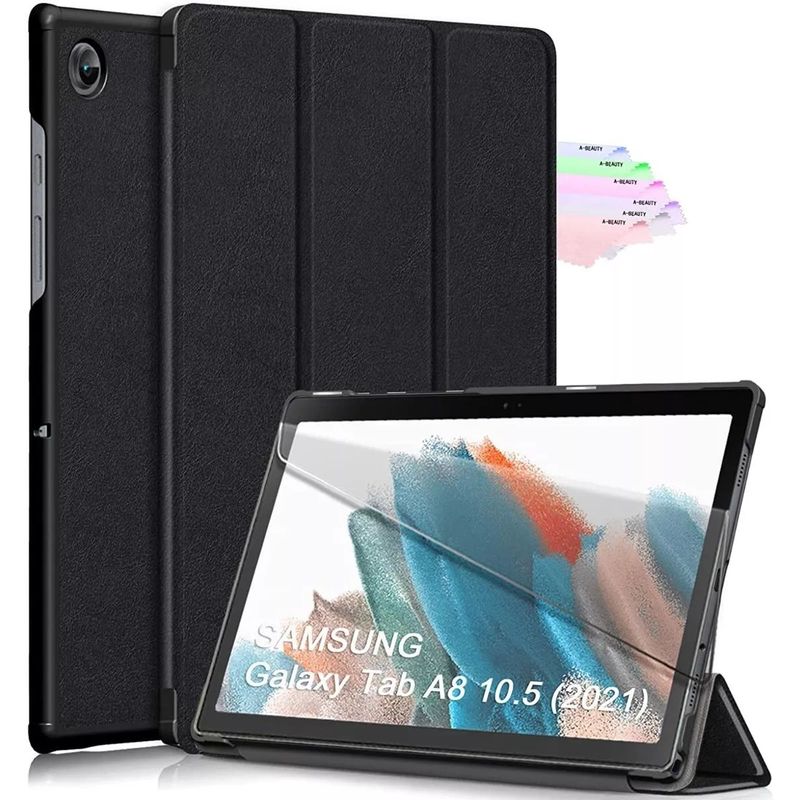 GENERICO - Funda Book Cover para Tablet Samsung Tab A8 10.5  SM-X200/X205 Negro