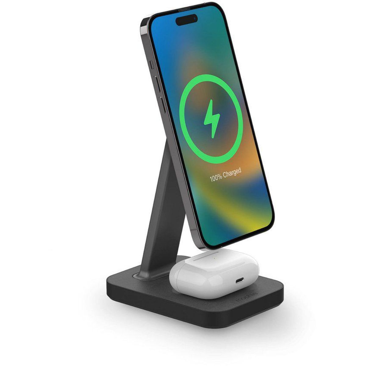 MOPHIE - Soporte de carga inalámbrica y base mophie snap magsafe de hasta 15w