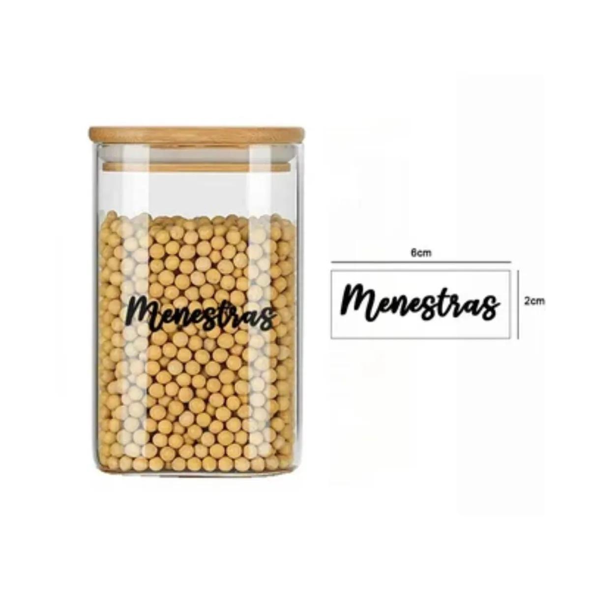 INSPIRA - Etiquetas Stickers para Frascos de Especias 42 Unidades