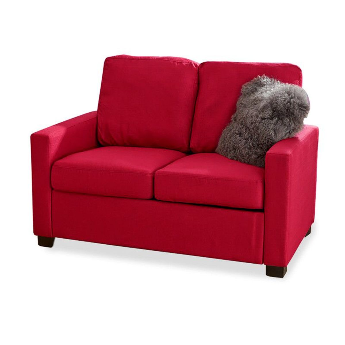 HOME PREMIUM - Sofá 2 Cuerpos Tito  Rojo.