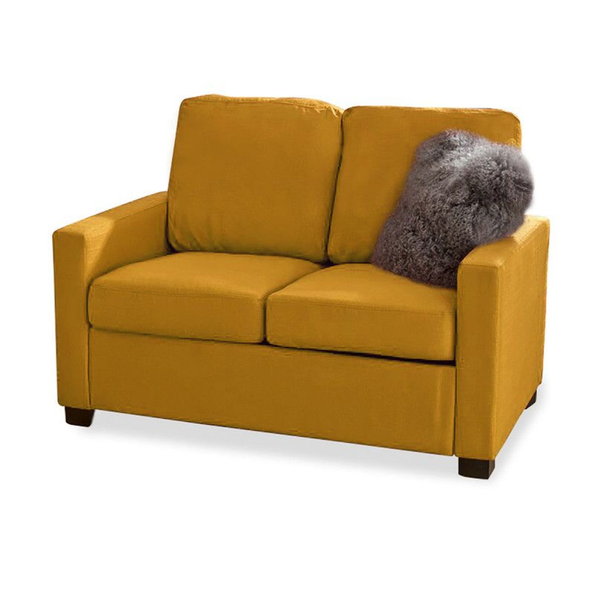 HOME PREMIUM - Sofá 2 Cuerpos Tito  Mostaza.