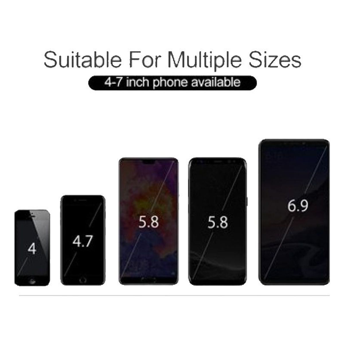 SEISA - Mini Trípode 360° Estabilizador con Adaptador para Celular Cámara Tlf