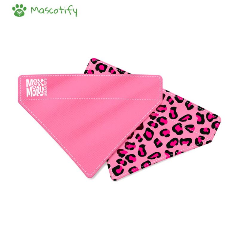 GENERICO - Max  Molly Bandana Reversible Leopard Pink- Talle L