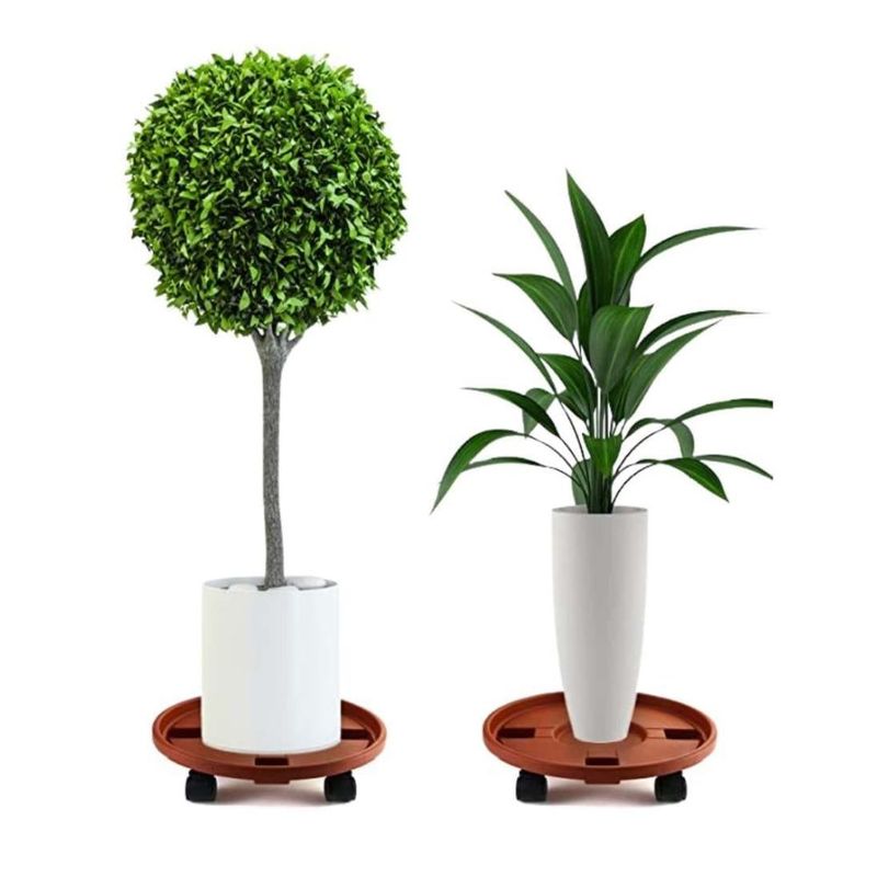 INSPIRA - Base con Ruedas Soporte de Maceta Jarrón Soporte para Maceta