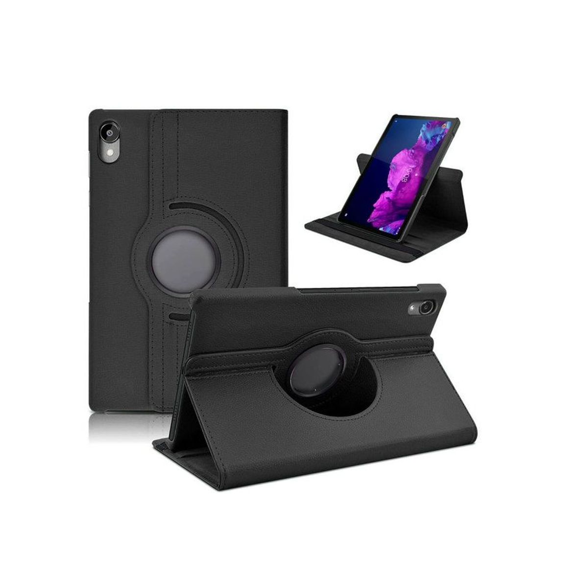 FUNDAANTIGOLPES - Funda Case para Lenovo Tab P11 11" 2021 TB-J607/J606 Soporte Giratorio
