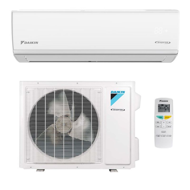 DAIKIN - Aire Acondicionado Daikin 24,000BTU/H 30 a 40m2 Frío-Calor Inverter.